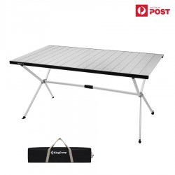 Camping Table Roll up Aluminum Folding Table Lightweight Large Portable Foldable