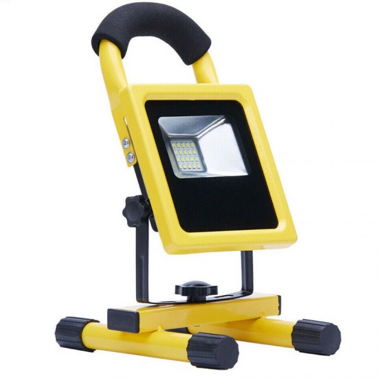 10W Rechargeable Slim LED Flood Spot Work Light Portable IP65 Camping Outdoor