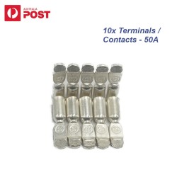 10x Copper Terminals Contacts For 50Amp Anderson Style Plugs Connector 6AWG