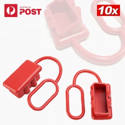 10x Red Dust Cap Anderson Plug Cover Connectors 50AMP Battery Caravn 12-24V