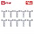 10x Grey T Bar handle for Anderson style plug connectors tool 50AMP 12-24v 6AWG