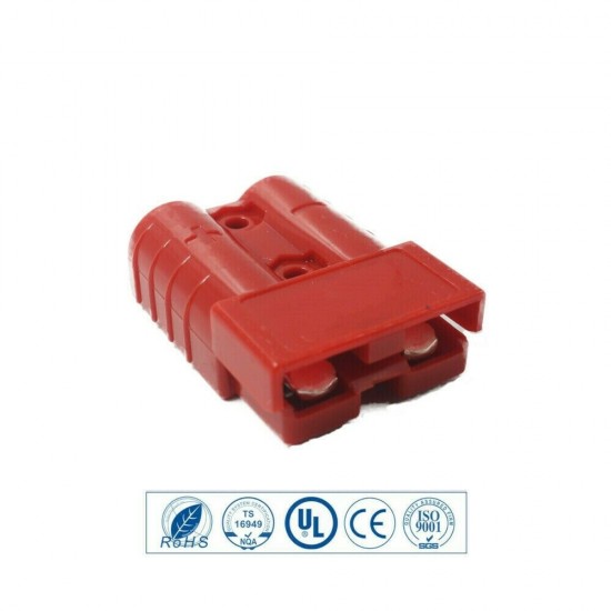 2x Connectors Anderson Style Plug DC Power 50AMP Solar Caravan 6AWG RED
