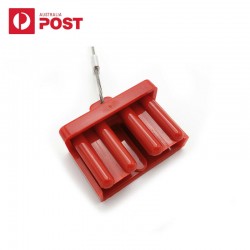 4x 120A Red Anderson style plug dust cap Push on dust cap cover