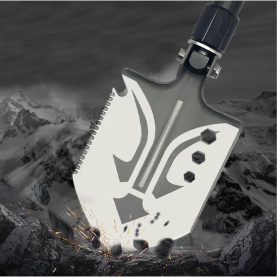 Multifunction Tactical Shovel Outdoor Folding Camping Survival Tools Military